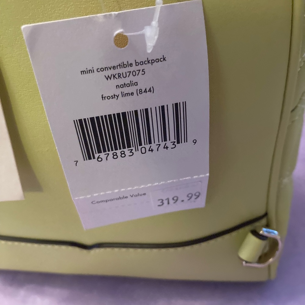 New Kate Spade Back Pack/Purse - Picture 3 of 5